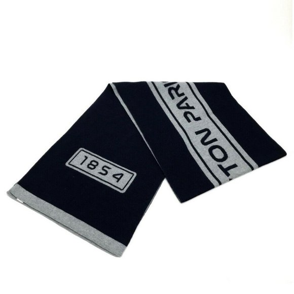 LOUIS VUITTON Esharpe Gravity Scarf Navy/Gray - Picture 1 of 9